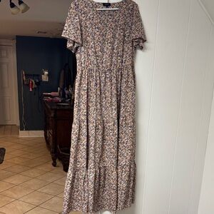 Multicolor Floral Maxi Dress